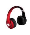 Bluetooth trådløse hodetelefoner - Rød, opptil 12 timers spilletid, Micro SD og AUX inngang