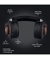 Trådløse Bluetooth-hodetelefoner med justerbar bøyle - 12 timers spilletid, brun