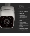 1080P IP overvåkningskamera, 12V - IP65, 2.0MP bullet, 20-30m IR, innendørs/utendørs