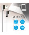 1m USB-C kabel - Grey Diamond Series, grå