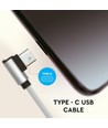 1m USB-C kabel - Grey Diamond Series, grå
