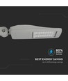 100W LED gatelykt - 140lm/W, 14.000lm, Samsung LED chip, grå, utendørs
