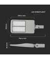 150W LED Gatelys - Samsung chip 5700K, Inventronics driver, 140 lm/W