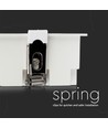 16W Samsung Chip LED downlight - Firkantet, RA90, Hull: 8,5 x 8,5 cm, Mål: 9,3 x 9,3 cm
