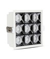 36W kvadratisk LED innfellingspanel - Samsung LED chip, RA90, 38°, Hull: 120x120 mm
