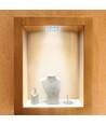 36W kvadratisk LED innfellingspanel - Samsung LED chip, RA90, 38°, Hull: 120x120 mm