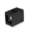 1W LED Magnetisk lineær spotlight - 4000K, svart, IP20, 24V