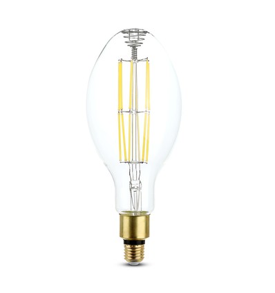 ED120 lyspære 24W E27 - klart glass, 6400K, karbontråd, 160lm/watt