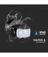Infrarød bevegelsessensor - IP65 utendørs, sort, 180°/360° deteksjon, max 600W LED