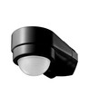 Infrarød sensor - justerbart hjørne, sort hus, IP65 (maks: 600W LED)