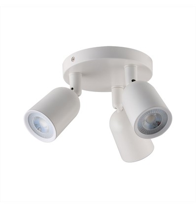 Treveis Vegglampe / taklampe, GU10 - hvit