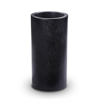 GU10 betong vegglampe med opp/ned lys - Rund, mørkegrå, IP20 innendørs, uten lyskilde