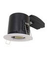 GU10 Downlight - Brannhemmende, med Twist og Lock, Tykt Hus, Hvit