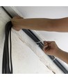 Kabelbinder 20 cm, 100 stk - Bredde 3,5 mm hvit