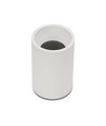 Hvit GU10 påbygningsspot - Ø70x107mm, aluminium, IP20 innendørs, uten lyskilde