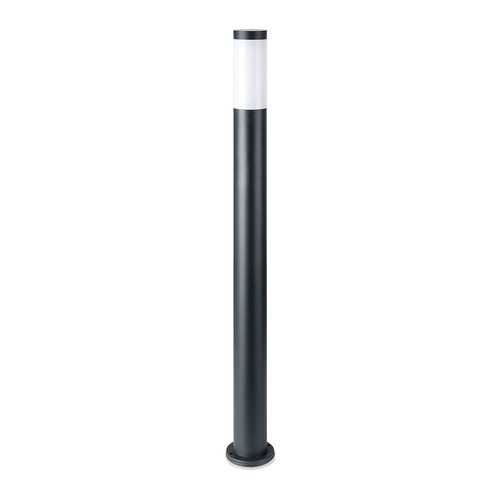 V-Tac Grå hage lampe, rustfritt - 110 cm, IP44 utendørs, E27 sokkel, uten lyskilde