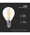 P45 LED Lyspære 6W E14 - Klart Glass, 2700K