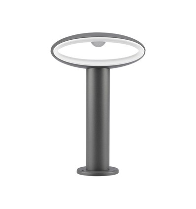 9W LED hagelampe, 30cm - IP54, mørkegrå, 4000K, inkl. lyskilde