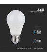 A60 LED Pære 12W E27 - Plast, Samsung Chip, 6400K, Dimbart.