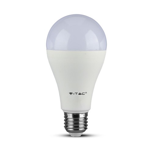 A65 LED Pære 17W E27 - Plast, Samsung Chip, 4000K, Dimbar