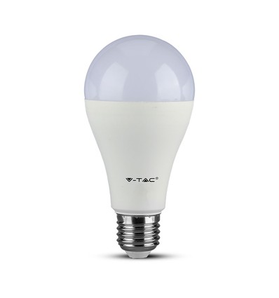 A65 LED Pære 17W E27 - Plast, Samsung Chip, 4000K, Dimbar