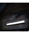 18W LED Armatur med solcellepanel - CCT(3-i-1), Sensor, RF fjernkontroll, IP65 utendørs