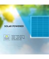 18W LED Armatur med solcellepanel - CCT(3-i-1), Sensor, RF fjernkontroll, IP65 utendørs
