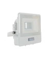 10W Lyskaster - PIR Sensor, Samsung Chip, 6500K, Hvit Hus