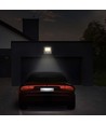 10W LED lyskaster med sensor - Hvit, Samsung LED-brikke
