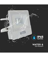 10W LED lyskaster med sensor - Hvit, Samsung LED-brikke