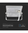 10W LED lyskaster med sensor - Hvit, Samsung LED-brikke