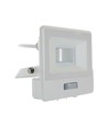 10W Lyskaster - PIR Sensor, Samsung-chip, 1m Kabel, 6500K, Hvitt Hus.