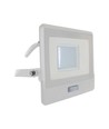 30W Lyskaster - PIR Sensor, Samsung Chip, 1m Kabel, 4000K, Hvit Hus