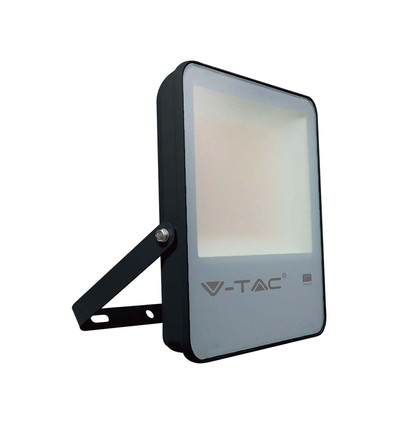 50W LED lyskaster med Samsung chip - 137lm/W, IP65, sort, 6500K, 5 års garanti