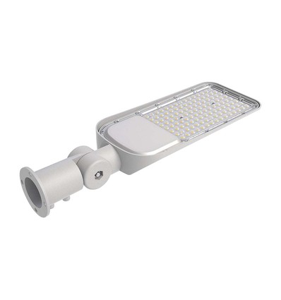 150W LED gatelykt med Samsung chip og sensor - 135lm/W, IP65, 4000K, grå, justerbar vinkel