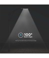150W LED gatelykt med Samsung chip og sensor - 135lm/W, IP65, 4000K, grå, justerbar vinkel
