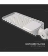 150W LED gatelykt med Samsung chip og sensor - 135lm/W, IP65, 4000K, grå, justerbar vinkel