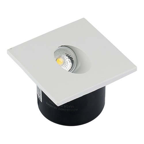 3W Trappebelysning LED - 4000K, firkantet