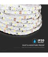 60 LED striplys 5W/m S form - 6400K, 12V, IP20, 5m/rull