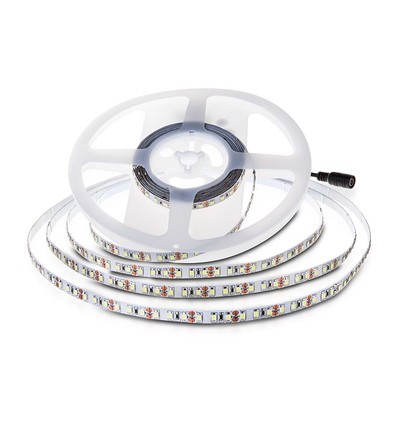 120 LED striperlys 8W/m - 4000K, IP20, 24V, dobbel PCB (10m/rull)