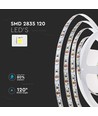 120 LED striperlys 8W/m - 4000K, IP20, 24V, dobbel PCB (10m/rull)