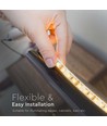 10m 8W/m LED-strip - 24V DC, IP20, 120 LED pr. meter