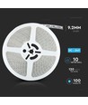 120 LED Stripe 8W/m - 4000K, IP65, 24V, Dobbelt PCB, 10m/rull