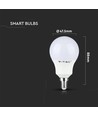 P45 LED Smart Pære 4.8W E14 - RF Kontroll, RGB+3000K, Dimbar.