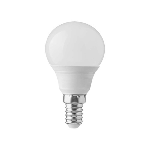 P45 LED Plast Pære 3,7W E14 - 6500K