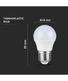 4,5W Plastpære E27 - G45