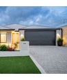 5W vegglampe, grå - IP65, 3000K, aluminium, 120° spredning, inkl. lyskilde