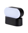 5W LED vegglampe - IP65, sort, 110x54x97mm, inkl. lyskilde