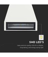6W LED vegglampe - Hvit, 3000K, 450lm, IP20 innendørs