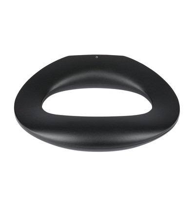 9W LED vegglampe - Sort, 1070lm, 3000K, aluminium, innendørs
